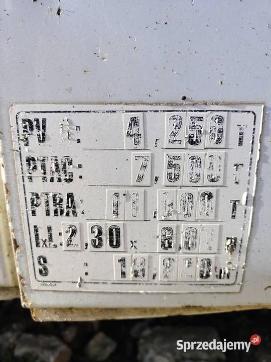 Wywrotka Wywrot Kiper HDS MERCEDES Vario 814D Rok produkcji 2003 małopolskie Tymowa