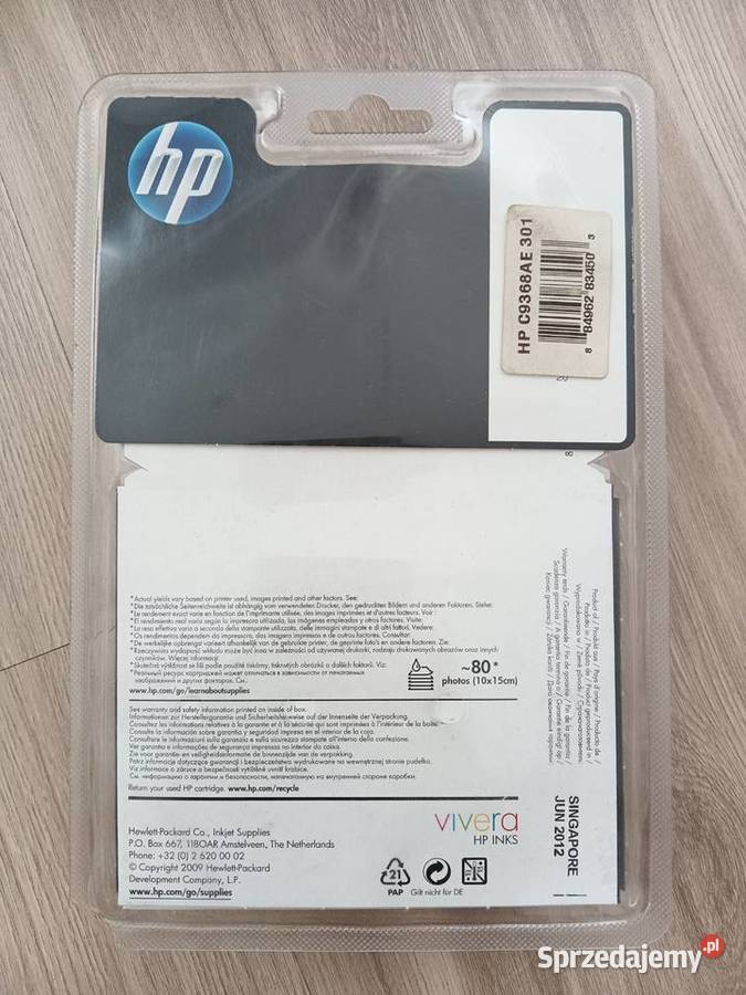 Atrament czarny tusz do drukarki HP 100 C9368AE Komputery i Akcesoria Kraków