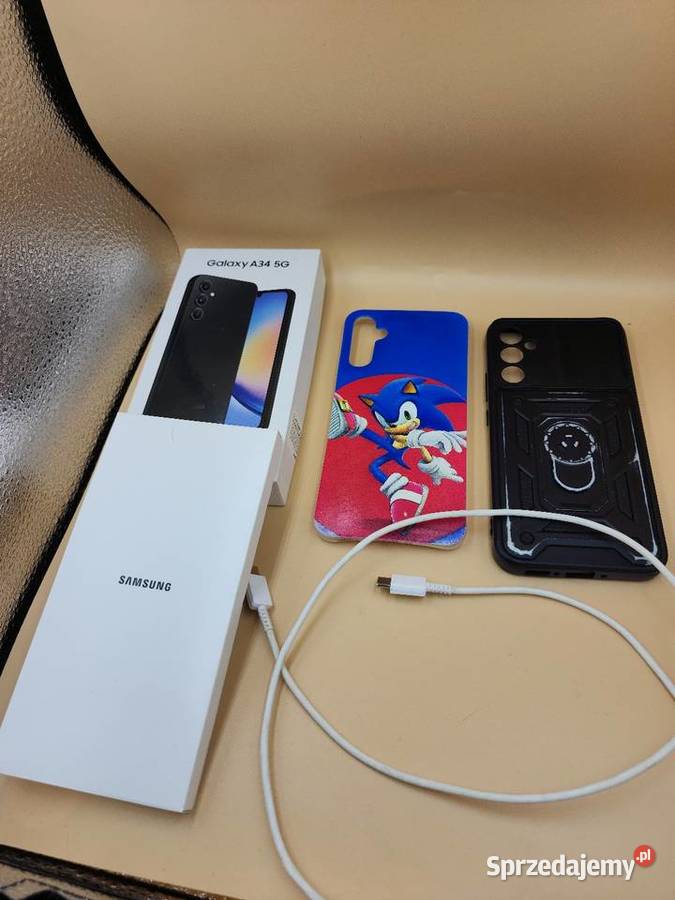 Samsung Galaxy A34 2 etui Karta SD 64GB nowe Samsung