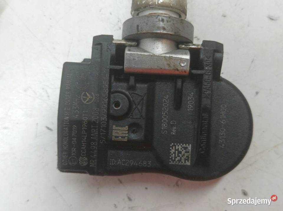 CZUJNIK SENSOR TPMS CIŚNIENIA W OPONACH