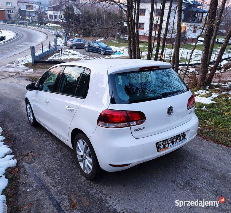 Ładny Volkswagen Golf VI 16 tdi 105 2010 prosto manualna podkarpackie Domaradz