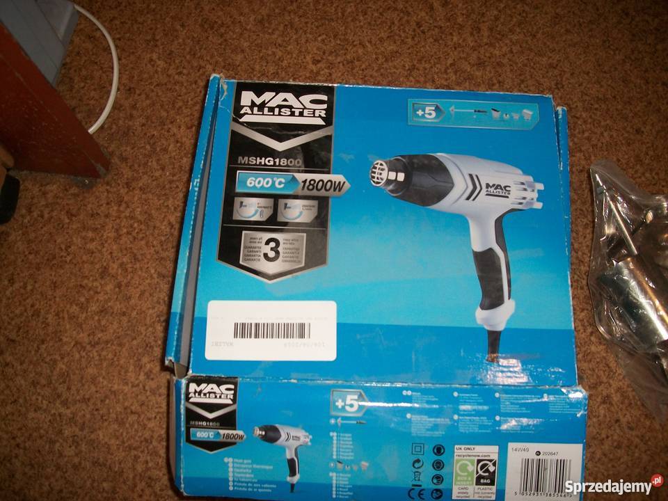 OPALARKA MACALLISTER 1800 W Chorzów sprzedam