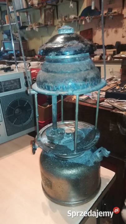 Stara lampa naftowa szturmowa ciśnieniowa Hasag Łódź sprzedam