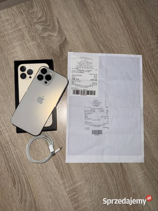iPhone 13 Pro 256GB Gold FV Idealny Oryg Bateria Gliwice sprzedam