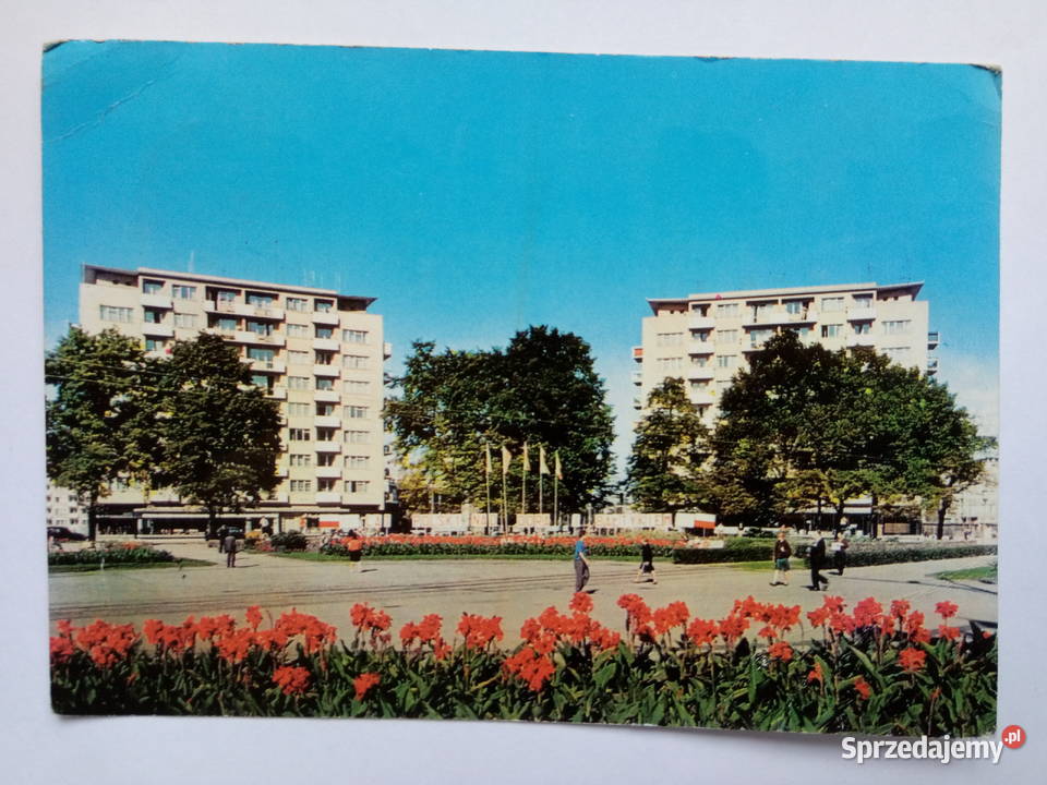 Pocztówka ze Szczecina z 1968r Znaczek Pocztówki i karty telefoniczne Dąbrowa Górnicza