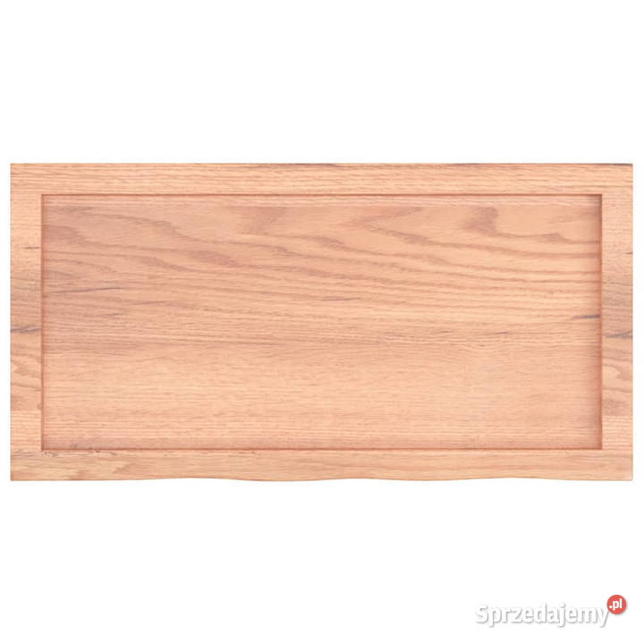 Blat do stołu jasnobrązowy 80x40x24 lite drewno Warszawa