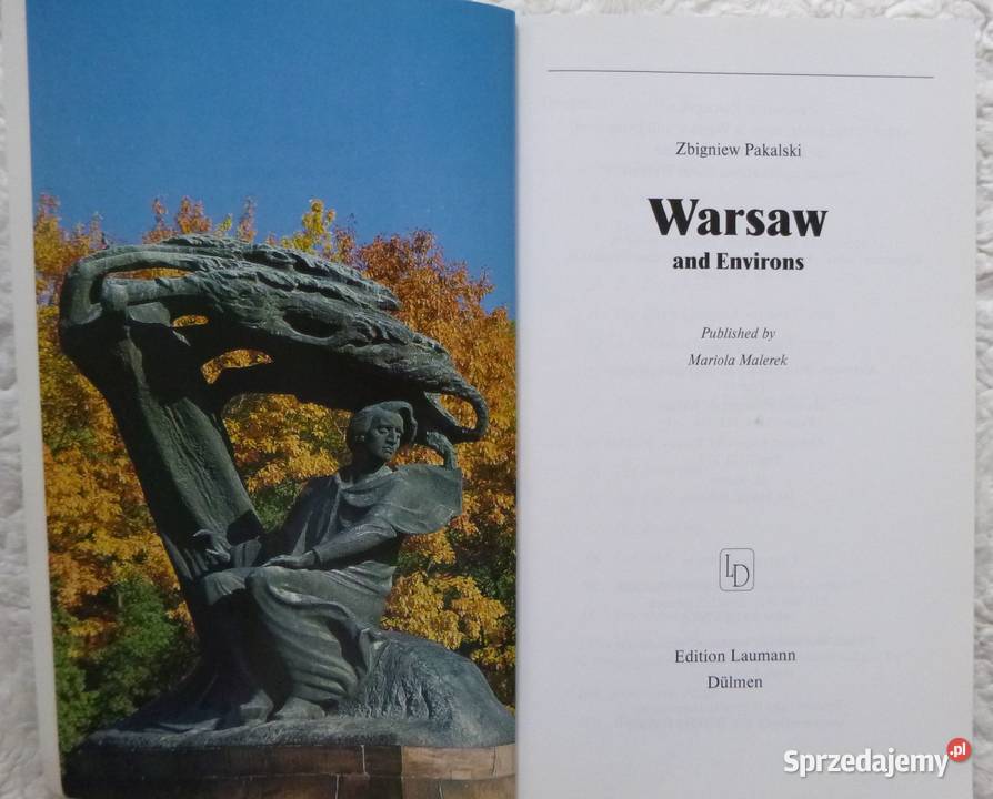 Warsaw and Environs Zbigniew Pakalski Mapy i przewodniki Warszawa sprzedam