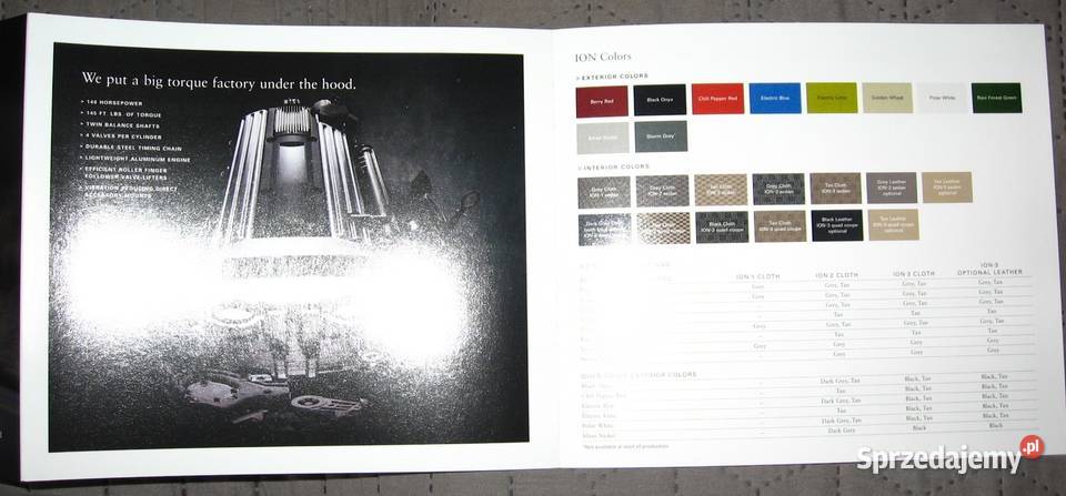 Saturn 2004 Ion L300 Vue prospekt katalog