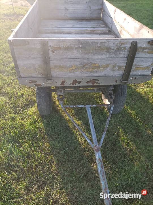 Przyczepa sadownicza rolnicza do mini traktora łódzkie Galewice sprzedam