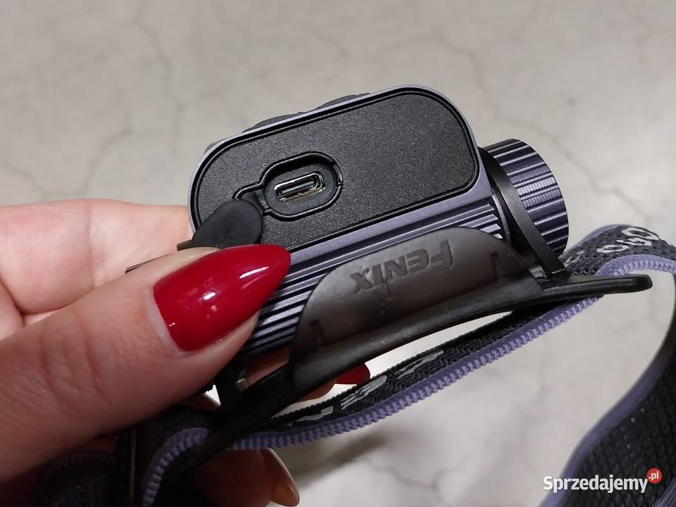 Latarka czołowa Fenix HM65RDT ciemnofioletowa Czeladź