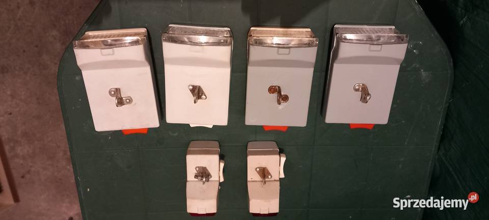 Lampki rowerowe z prl Wieluń