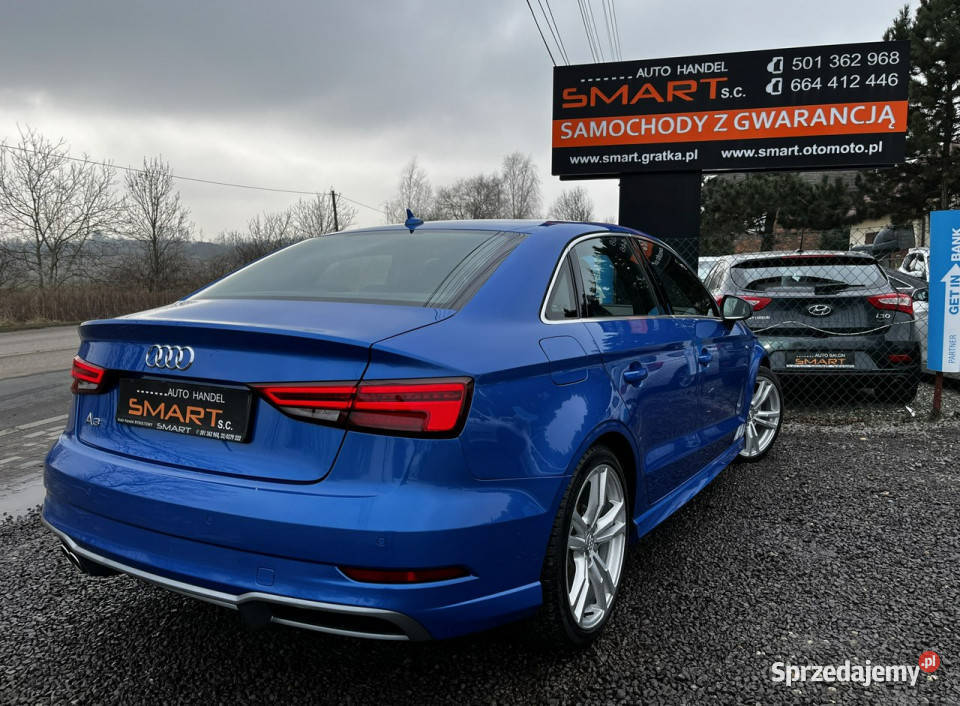 Audi A3 Automat Navi 2xS Line 1rej2018 Ledy A3 śląskie Rydułtowy