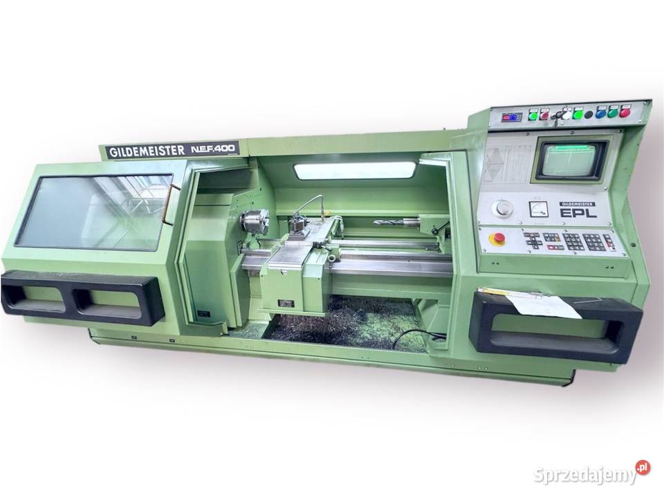 Tokarka CNC GILDEMEISTER NEF 400 cicha łoże stan lubuskie sprzedam