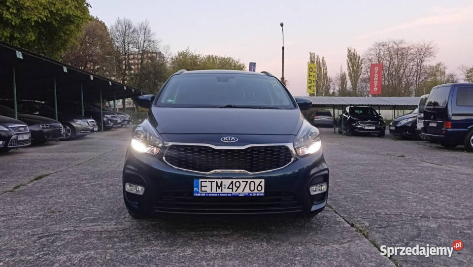 Kia Carens zadbany serwisowany doinwestowany IV kurtyny powietrzne
