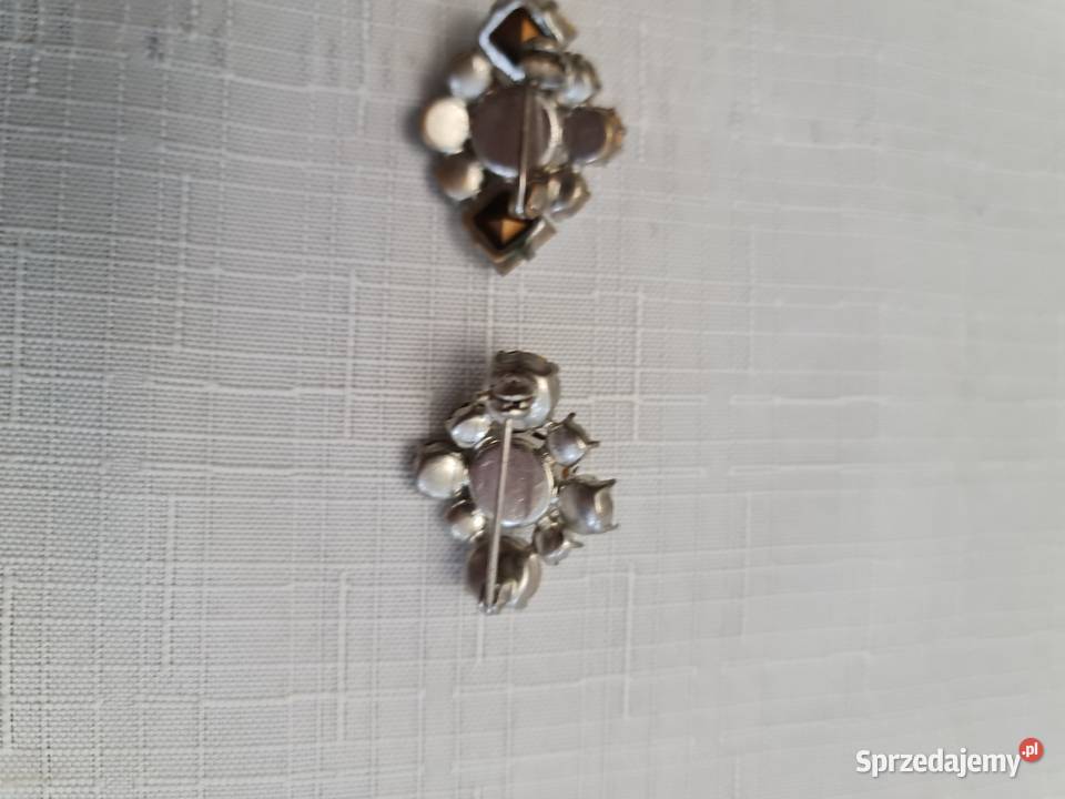 Broszki z cyrkoniami Dwie Katowice