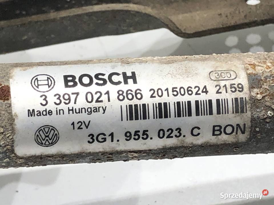 MECHANIZM WYCIERACZEK PRZÓD VW PASSAT B8 osobowe