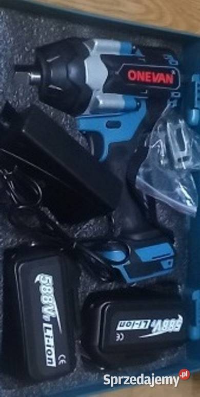 Klucz udarowy Onevan 1800 Nm 2 aku 4Ah Przeworsk