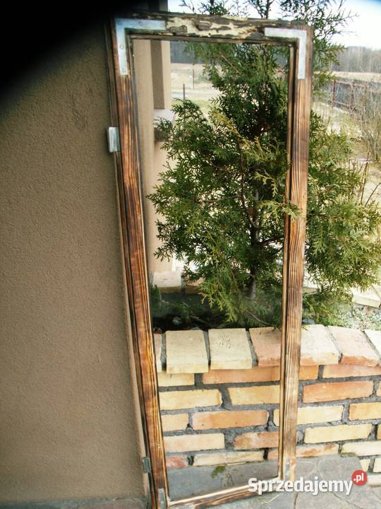 Okno rama loft na lustro aranżację zdjęcie warmińsko-mazurskie