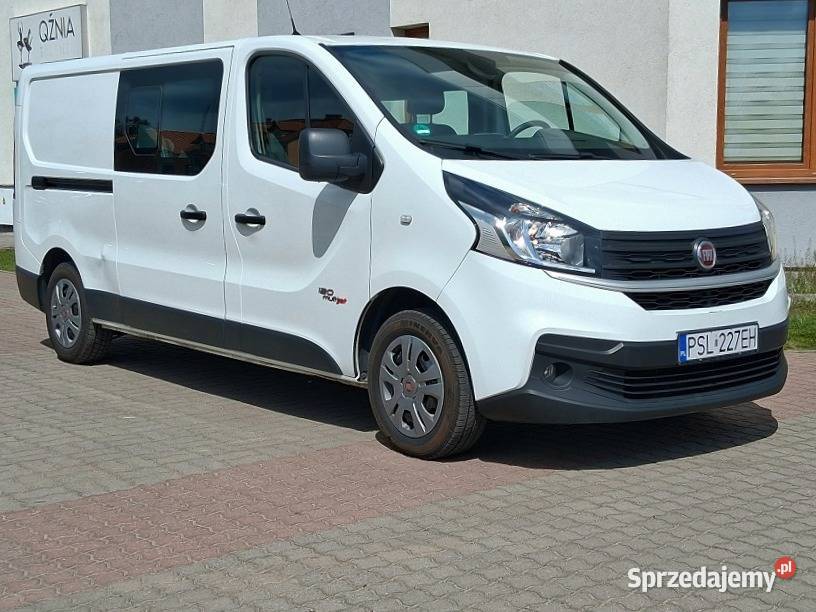 Fiat Talento 16 121 DOKA Long Długi 6osób Klima komputer pokładowy Fiat wielkopolskie