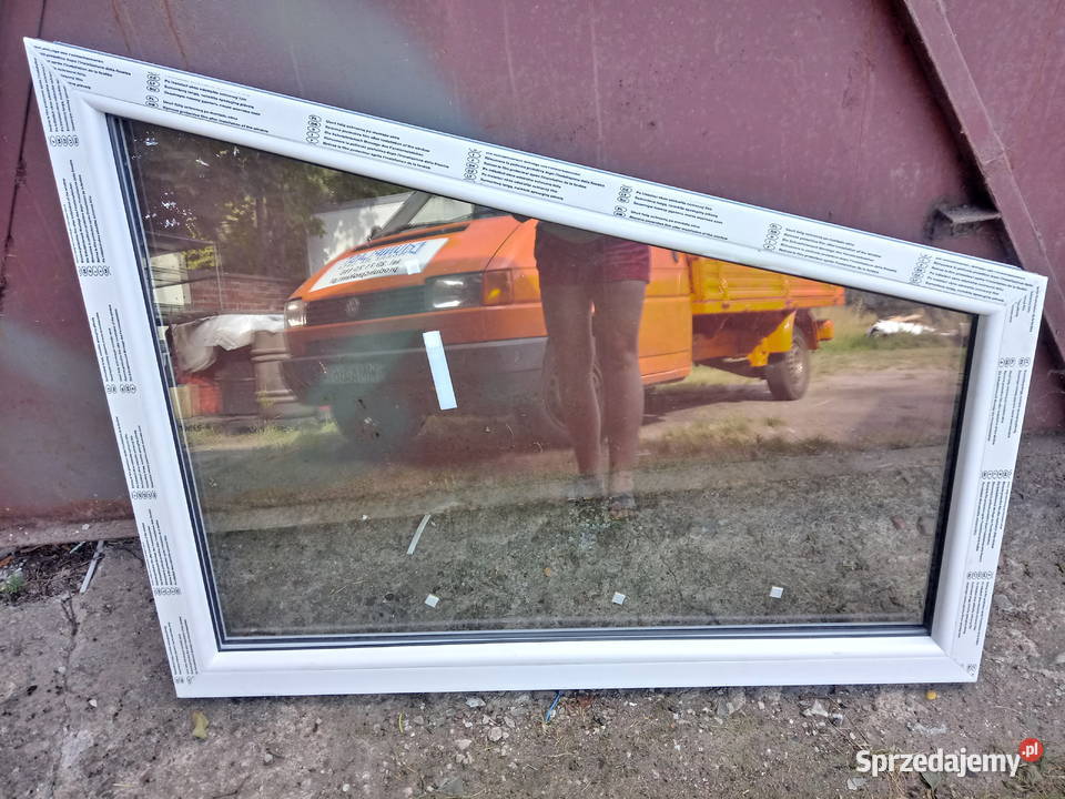 Okno PCV skośne BIAŁE Krasnosielc
