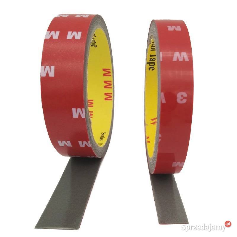 Taśma dwustronna 3M Akrylowa 6101520mm x 3mb Sieradz sprzedam
