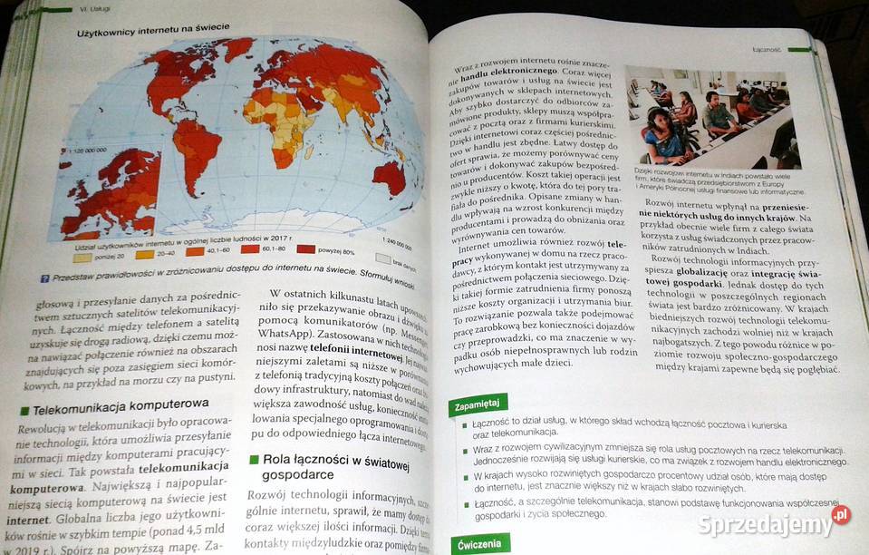Oblicza geografii 2 Podręcznik Tomasz Rachwał i lubelskie Chełm sprzedam