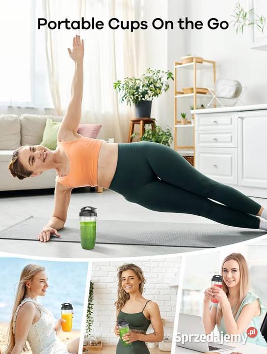 Mocny Blender Personalny Ganiza 3 Bidony Warszawa sprzedam