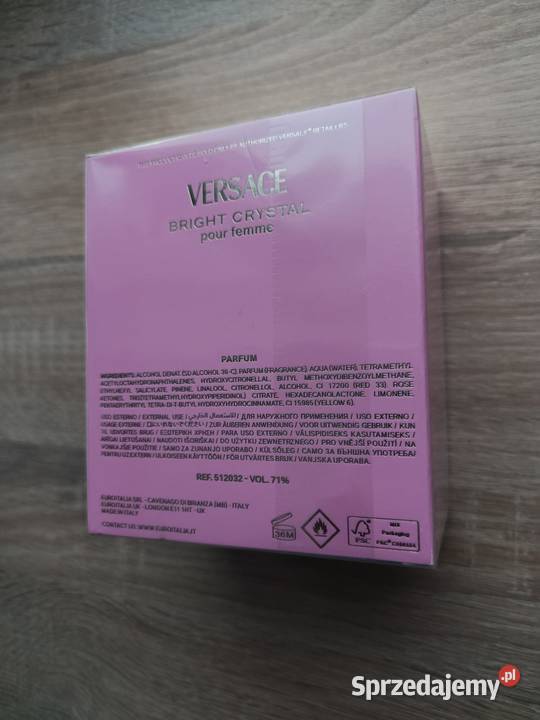 Perfumy damskie Versace Bright Crystal Pour Białystok