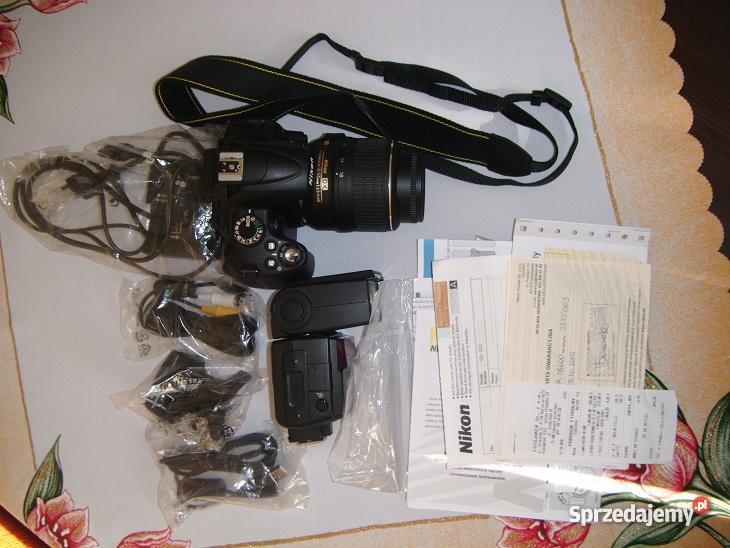 Nikon D5000 lampa nikon SB600 Sieradz