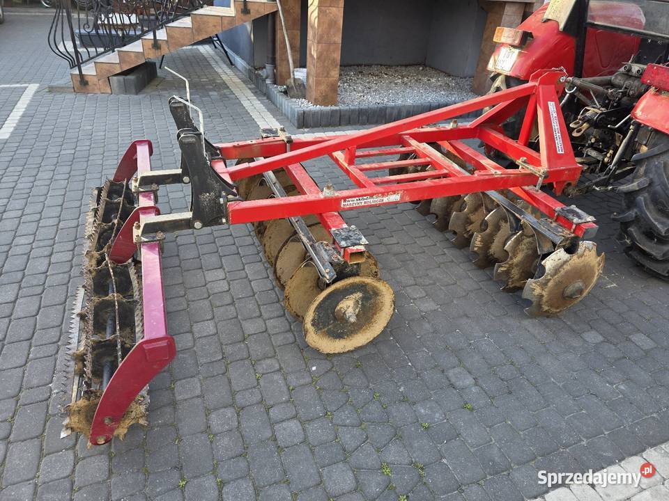 Brona talerzowa 2x8 z wałem Brody sprzedam