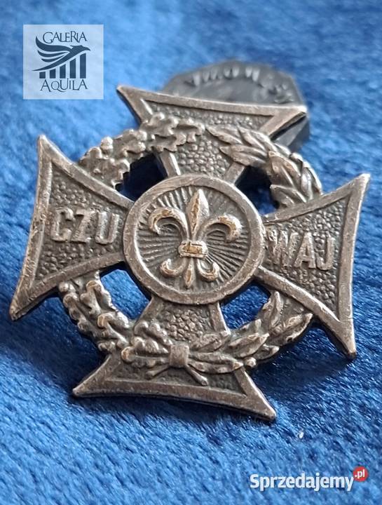 ZHP stary Krzyż harcerski sygnowany i numerowany Wejherowo
