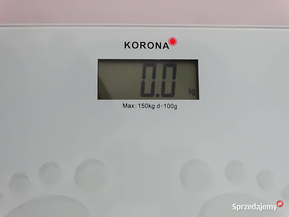 Korona szklana waga osobowałazienkowa 150 Pozostałe Biłgoraj
