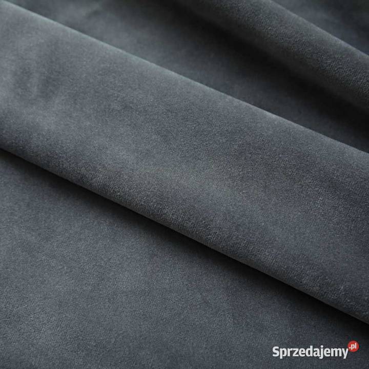 vidaXL Zasłony z haczykami 2 aksamitne antracyt Warszawa