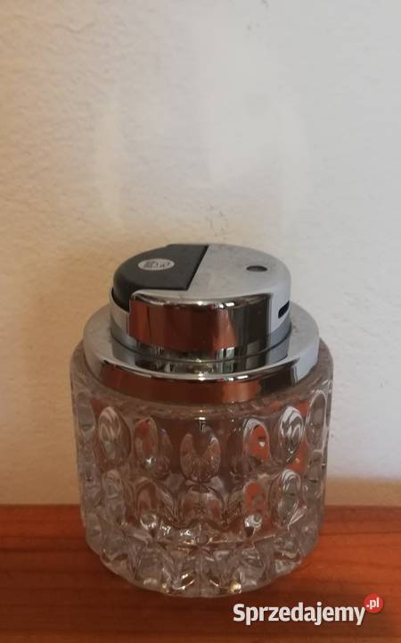 Stara kryształowa zapalniczka Warszawa