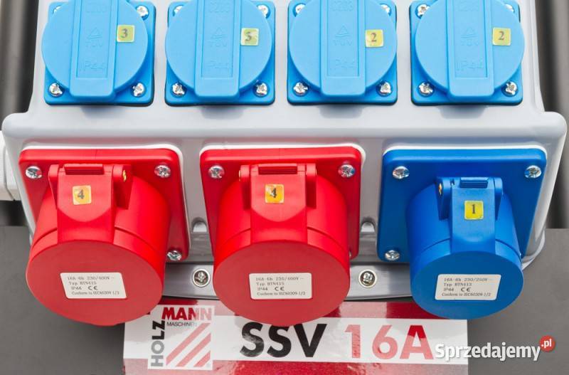 ROZDZIELNICA BUDOWLANA HOLZMANN SSV16A 16A 400V Mikołów