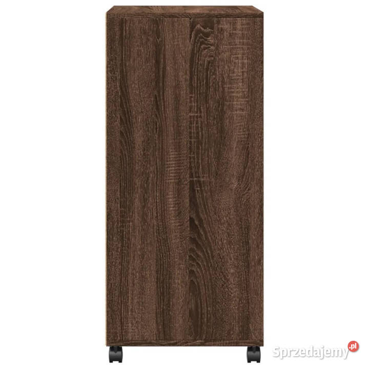 Szafka na kółkach brązowy dąb 55x40x91 WM853188 Warszawa