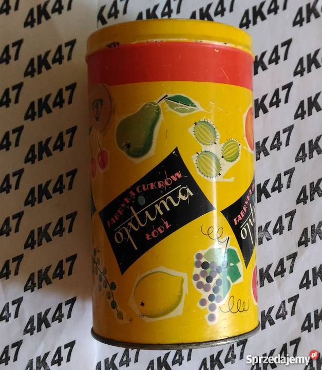 PUSTY POJEMNIK SŁODYCZACH OPTIMA ŁÓDŹ Pozostałe