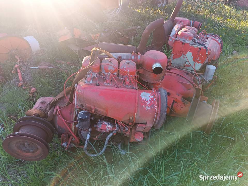 Silnik Deutz 34 cylindrowy przekładnia katowa lubelskie Dragany