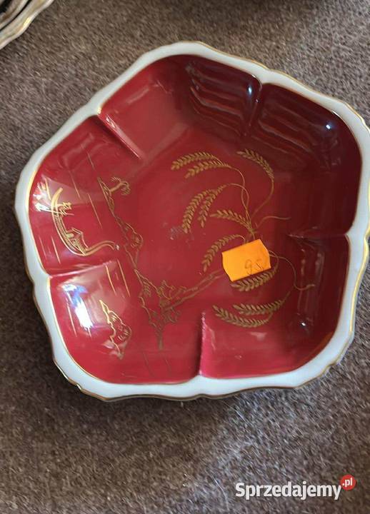 Patera Oskar Schlegelmilch Bordowa Import Gdańsk