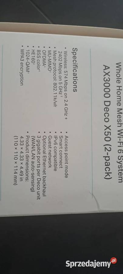 Zestaw Router Acer Router 5G Connect X6E plus Poznań