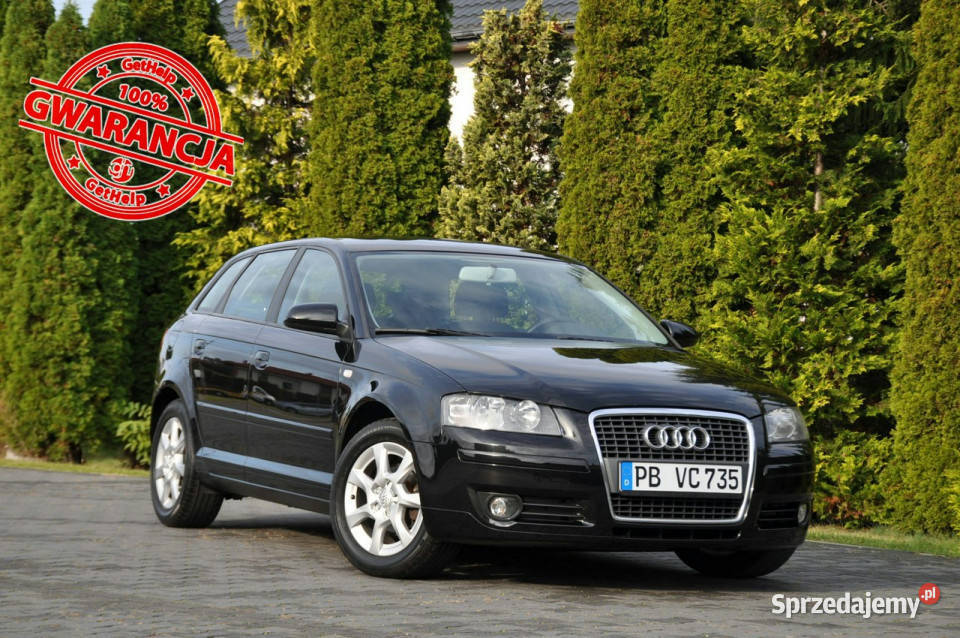 Audi A3 19TDI105CzarnaKlimatronikGrzane światła do jazdy dziennej Ostrów Mazowiecka sprzedam