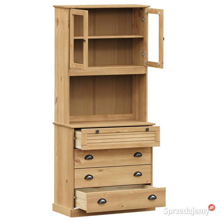 Kredens VIGO 80x40x176 lite drewno sosnowe