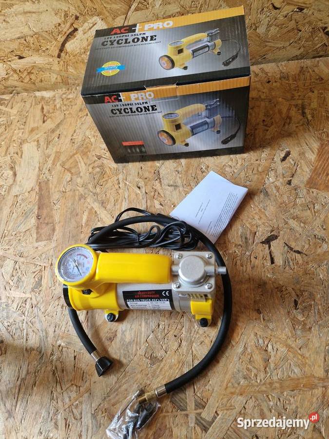 Kompresor 12V 150 Psi Z Wtyczką Do Zapalniczki Głogowa