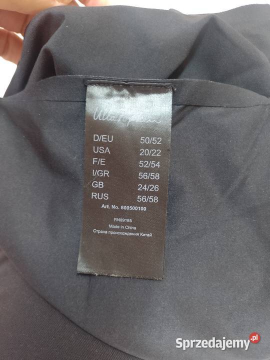 5XL6XL 5052 Ekskluzywna czarna halka modelująca Kraków