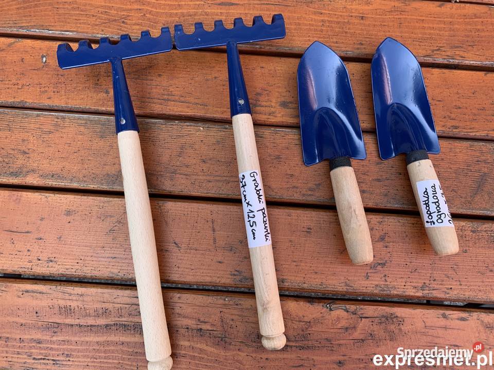 Zestaw Ogrodowy Grabki Motyka Łopatka Kraków