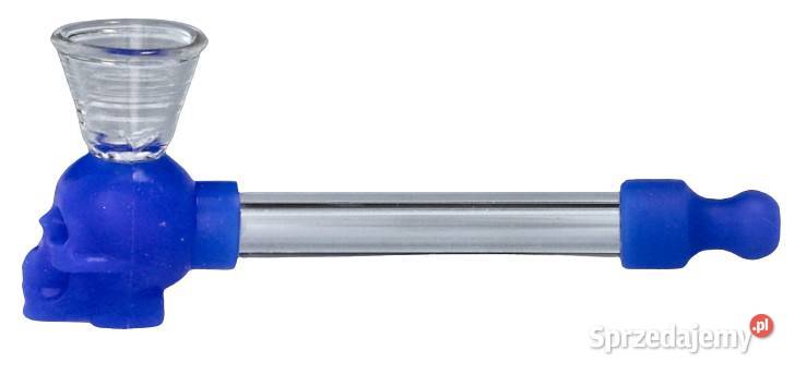 Lufka Szklana Czaszka Niebieska z Elementami Ostrowy nad Okszą sprzedam