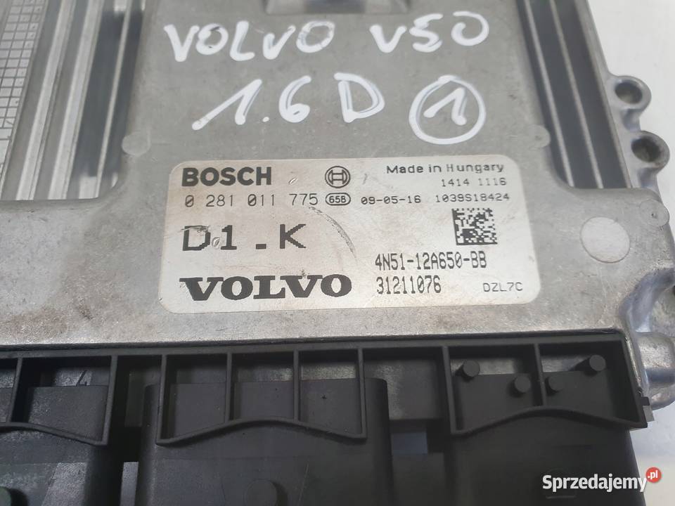 Volvo S40 II V50 16 D STEROWNIK SILNIKA komputer Chełm