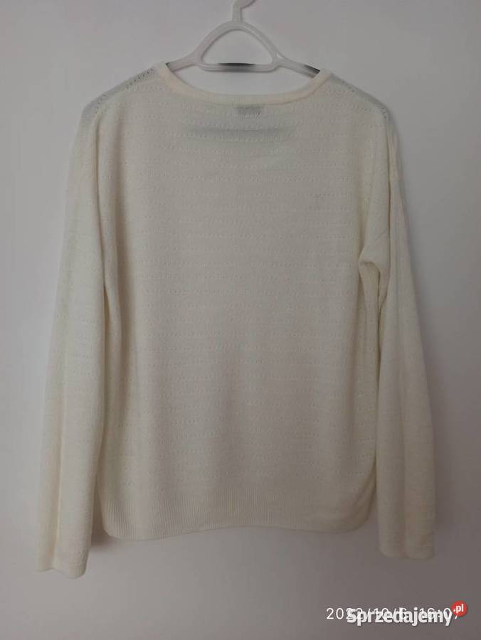 Sweter w kolorze ecru rozmiar ML