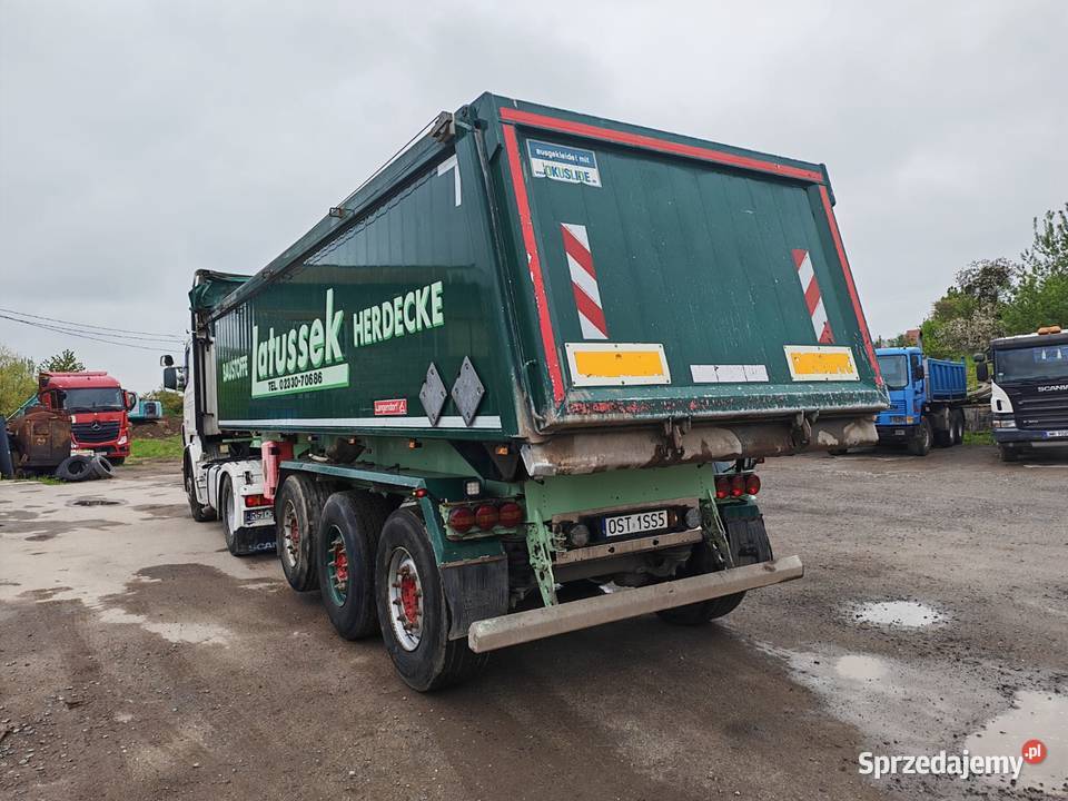 Scania V8 Naczepa wywrotka Cieszyn