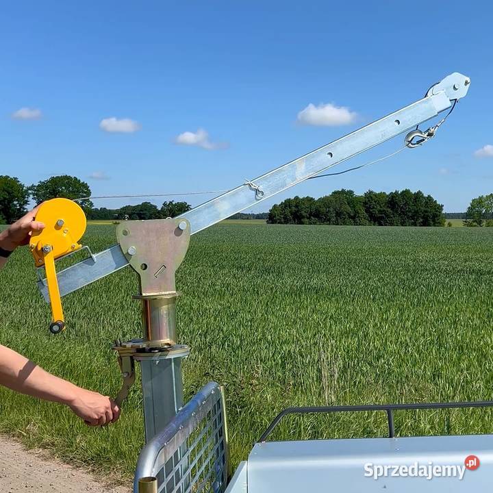 Przyczepa leśna ATV z wywrotem i wyciągarką PRO świętokrzyskie Jędrzejów